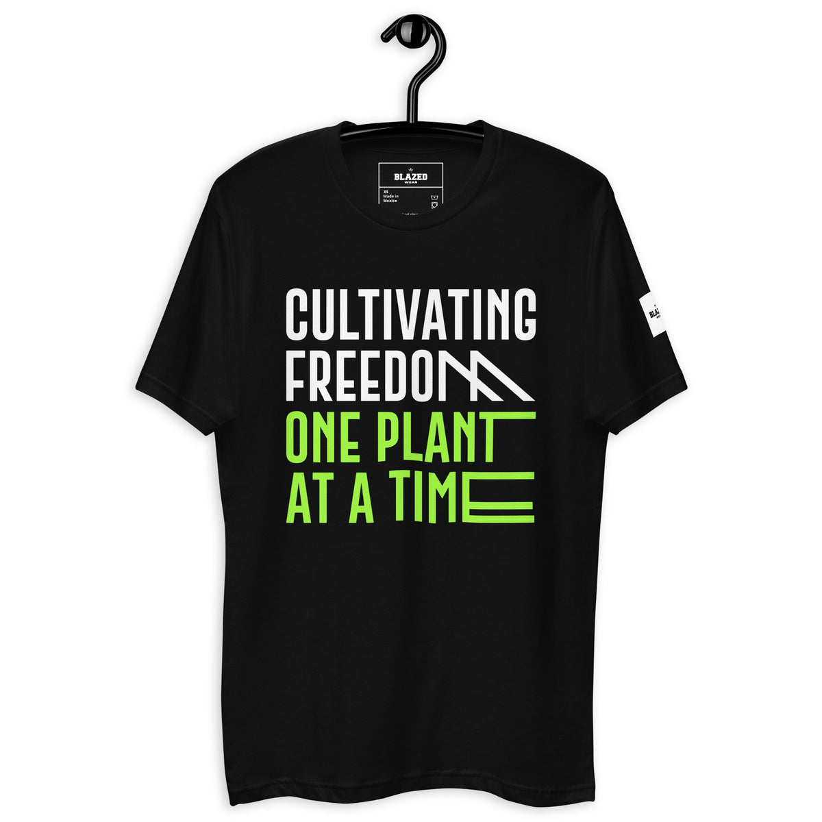 Cultivating Freedom, One Plant at a Time Tee - Black - Blazed Wear