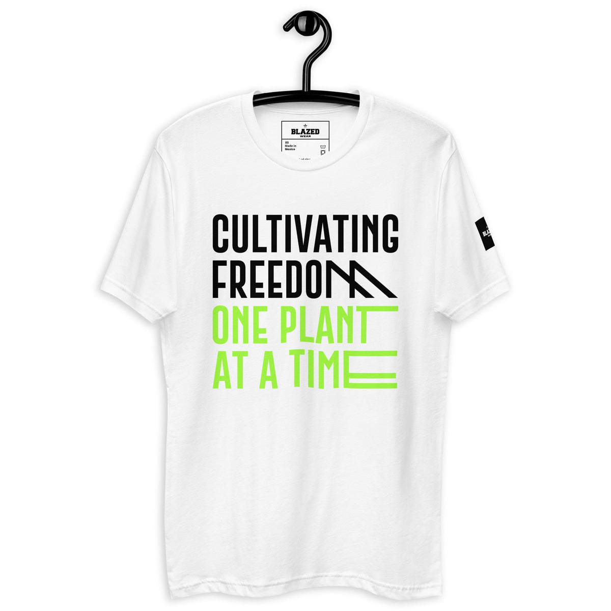 Cultivating Freedom, One Plant at a Time Tee - White - Blazed Wear