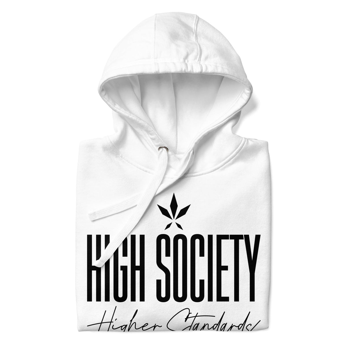 High Society Unisex Hoodie - White - Blazed Wear