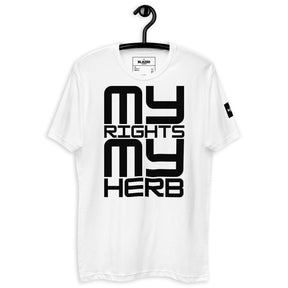 My Rights, My Herb Tee - White - Blazed Wear