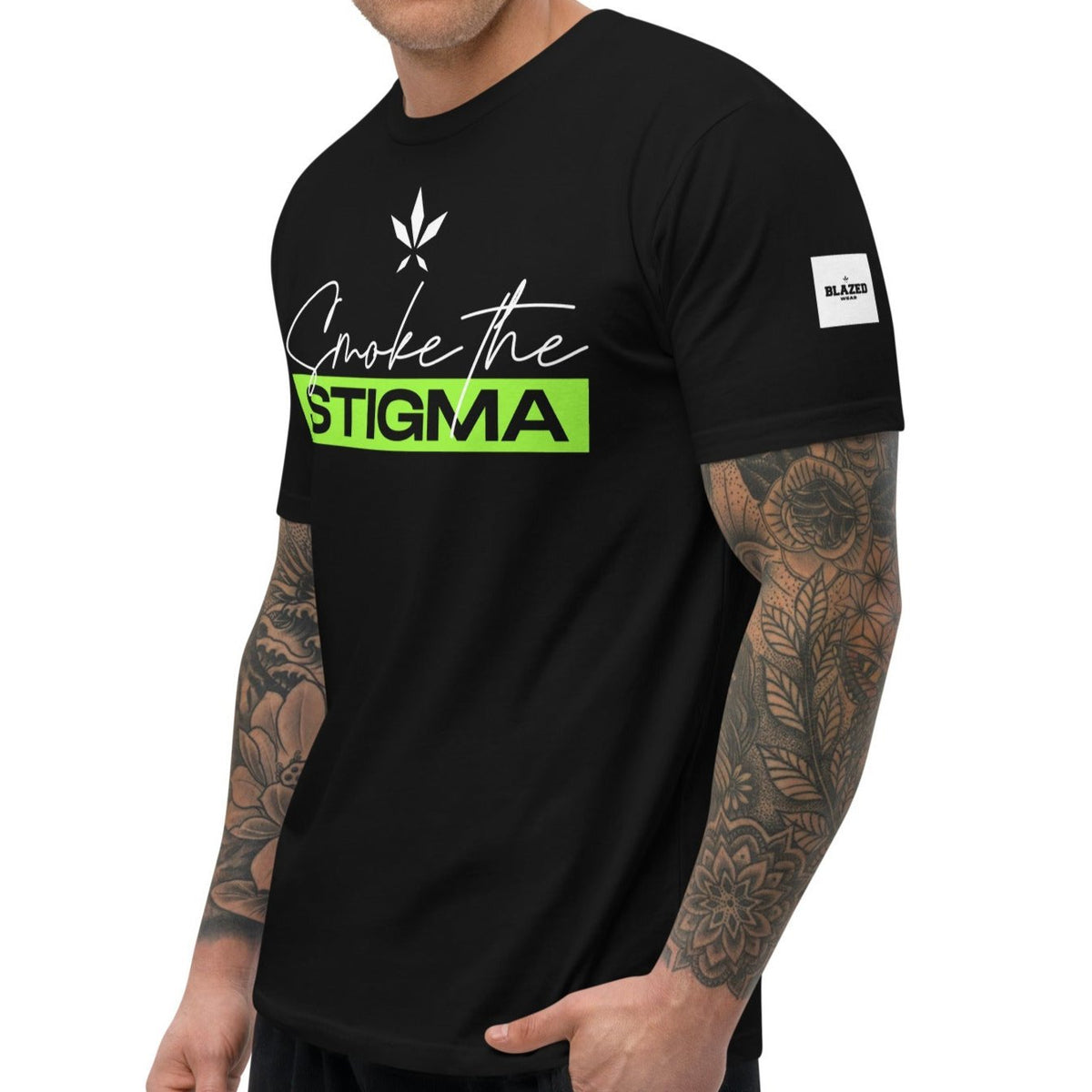 Smoke the Stigma T-Shirt - Black - Blazed Wear