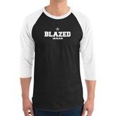 Blazed Wear Classic Raglan Tee - Black/White - Blazed Wear