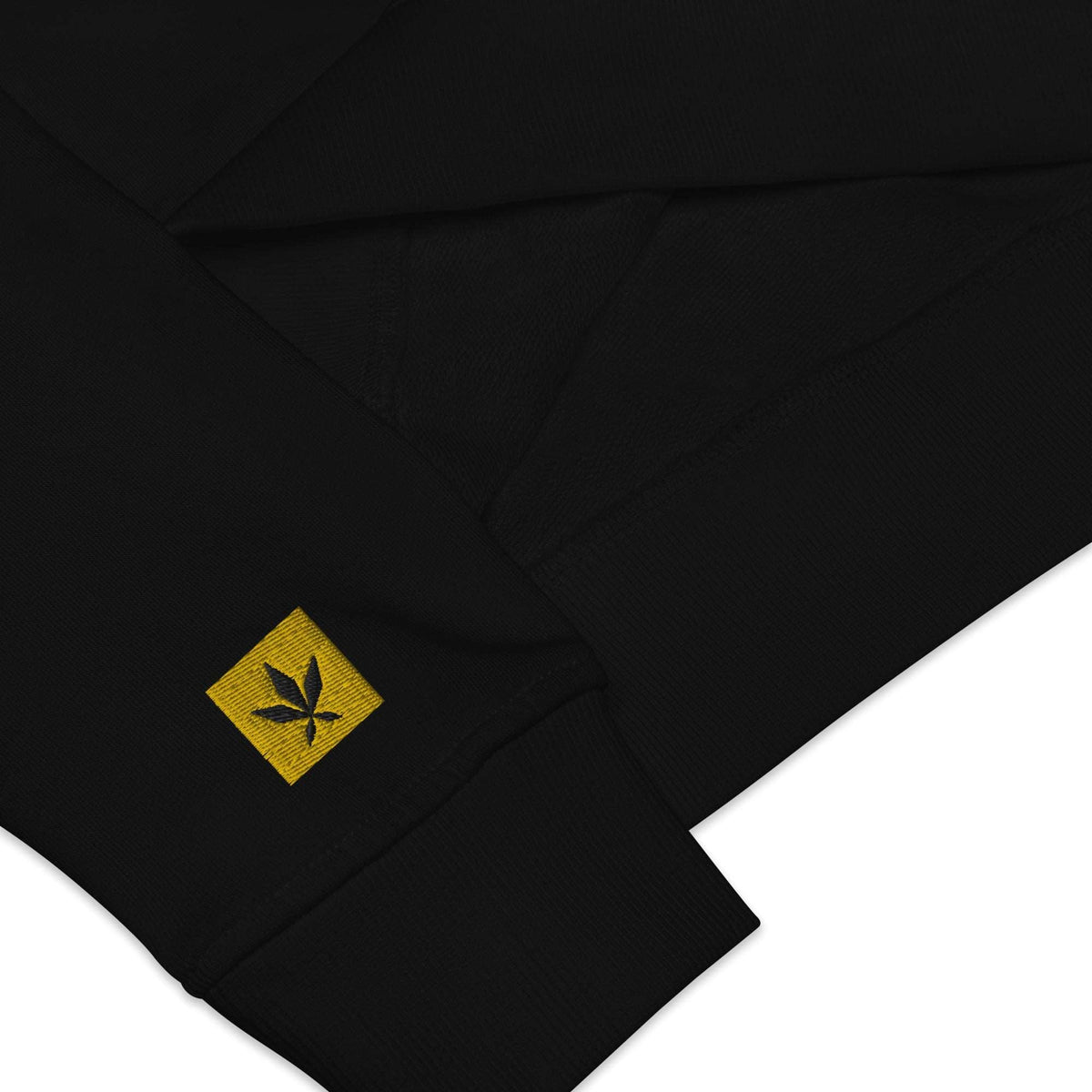 Eco-Fusion Embroidered Unisex Sweatshirt - Black - Blazed Wear