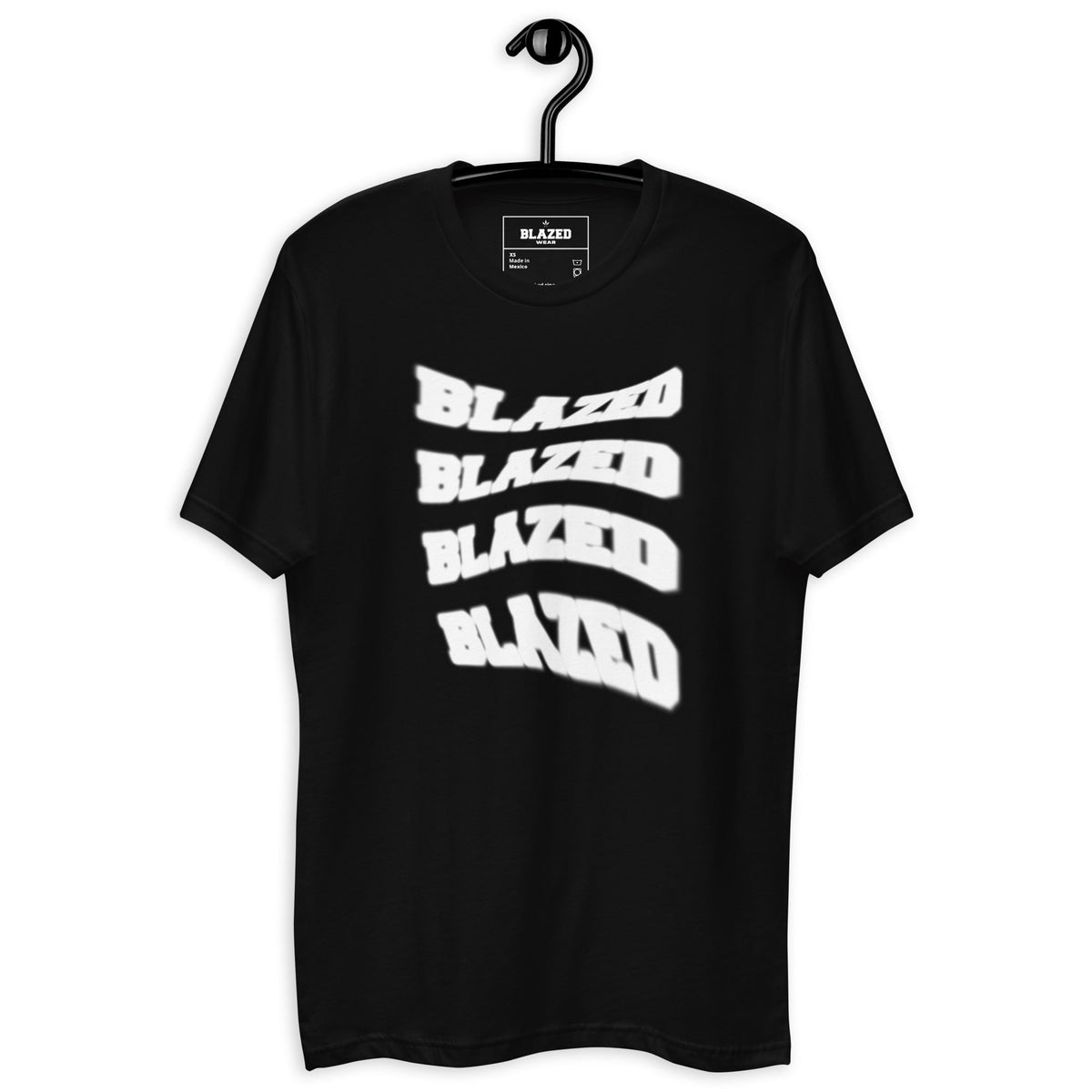 Fusion Blur Tee - Black - Blazed Wear