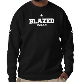 Leaf Embrace Unisex Sweatshirt - Black - Blazed Wear